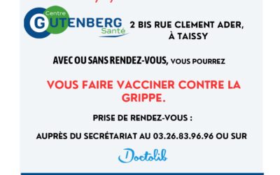 Vaccination contre la grippe saisonnière