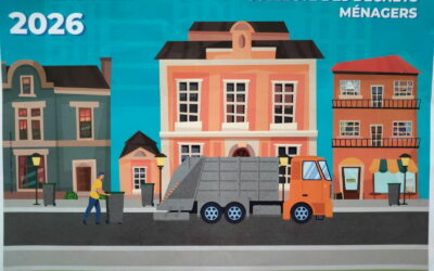 Tournée de calendriers des agents de collecte des déchets du Grand Reims