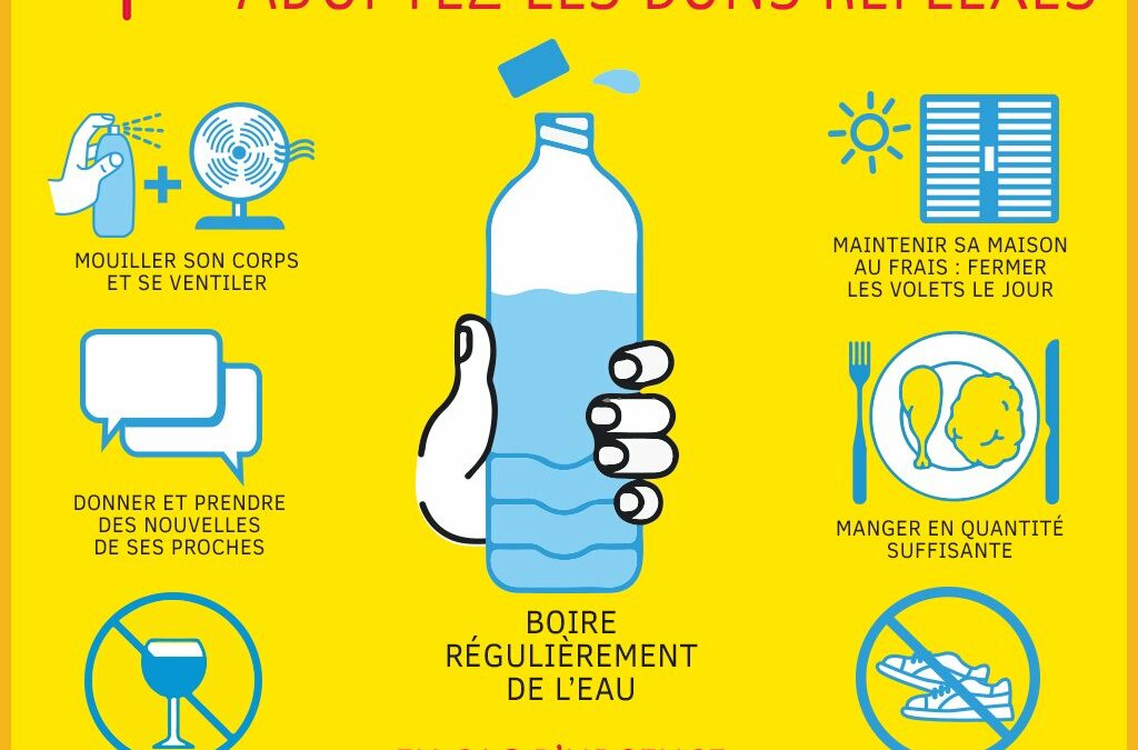 Fortes chaleurs : restons vigilants, restons solidaires