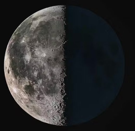 La Lune au Premier Quartier