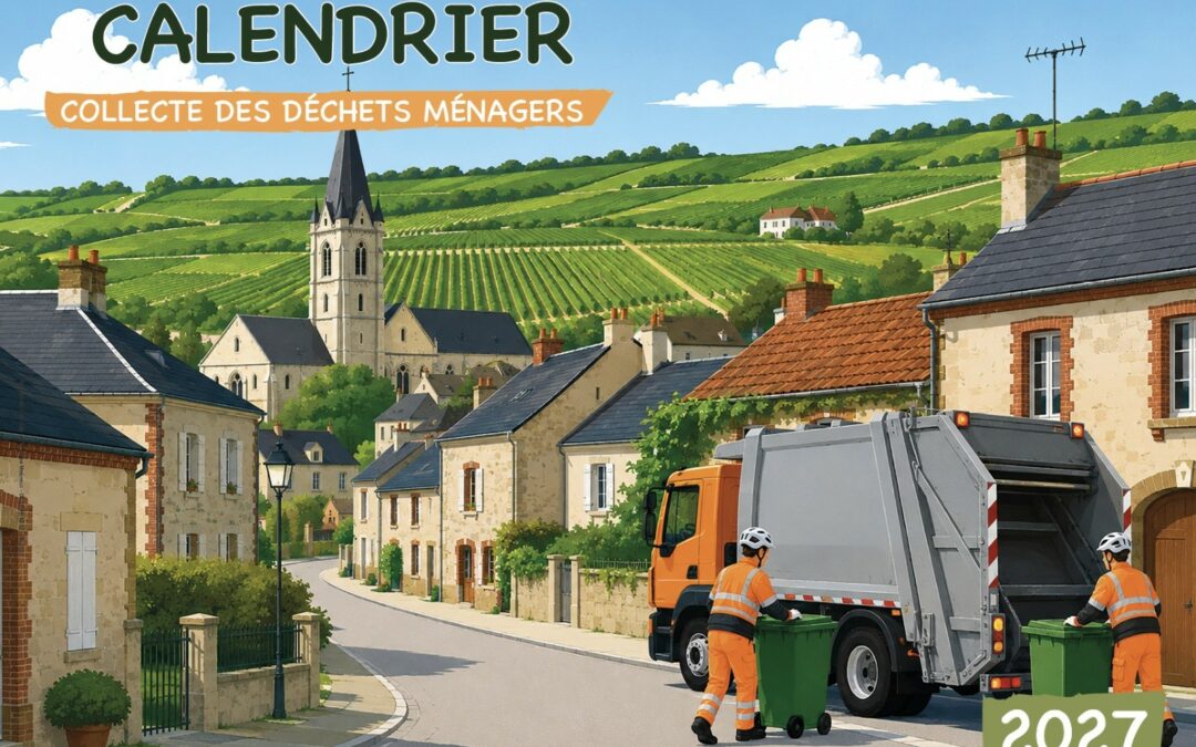 Tournée de calendriers des agents de collecte des déchets du Grand Reims