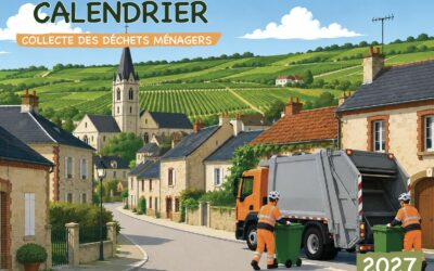 Tournée de calendriers des agents de collecte des déchets du Grand Reims